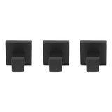 3PCS Wall Mounting Hooks with Screws Stainless Steel Clothes Hook for Hanging Coat Towel