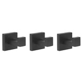 3PCS Wall Mounting Hooks with Screws Stainless Steel Clothes Hook for Hanging Coat Towel