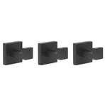 3PCS Wall Mounting Hooks with Screws Stainless Steel Clothes Hook for Hanging Coat Towel