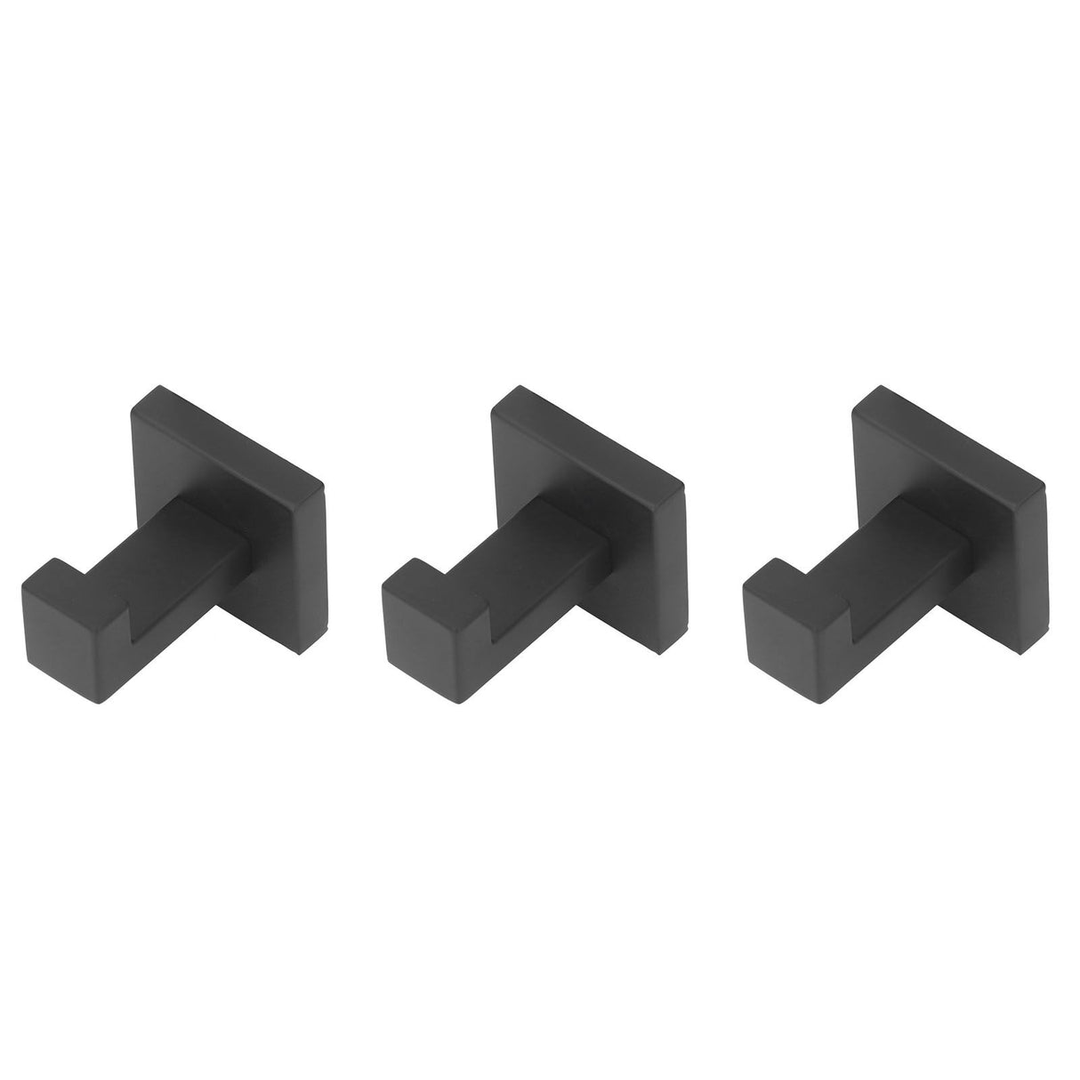 3PCS Wall Mounting Hooks with Screws Stainless Steel Clothes Hook for Hanging Coat Towel