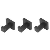 3PCS Wall Mounting Hooks with Screws Stainless Steel Clothes Hook for Hanging Coat Towel