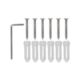 3PCS Wall Mounting Hooks with Screws Stainless Steel Clothes Hook for Hanging Coat Towel - Extra Image