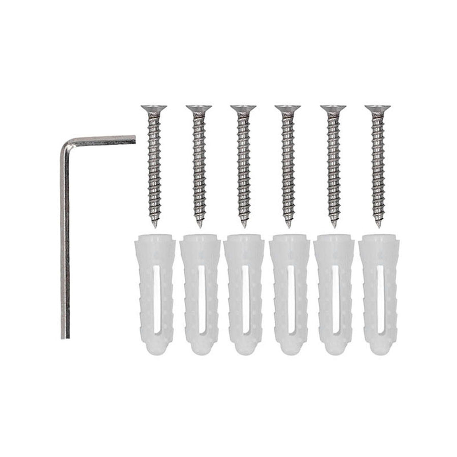 3PCS Wall Mounting Hooks with Screws Stainless Steel Clothes Hook for Hanging Coat Towel