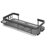 Kitchen Wall Mounted Sink Shelf Punching Free Rustproof Over Sink Dish Drying Rack for Home - Front View
