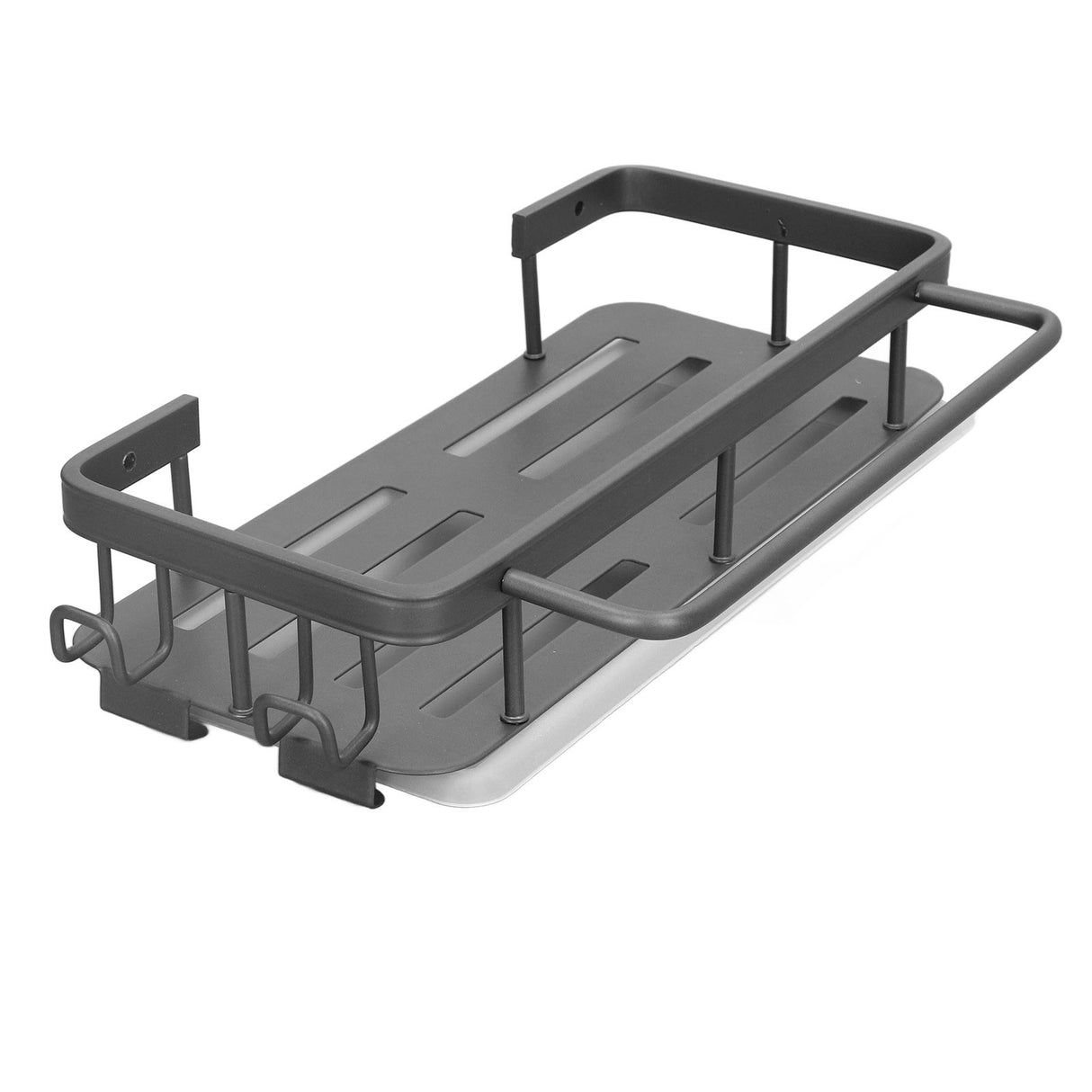 Kitchen Wall Mounted Sink Shelf Punching Free Rustproof Over Sink Dish Drying Rack for Home