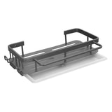 Kitchen Wall Mounted Sink Shelf Punching Free Rustproof Over Sink Dish Drying Rack for Home