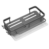 Kitchen Wall Mounted Sink Shelf Punching Free Rustproof Over Sink Dish Drying Rack for Home