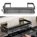 Kitchen Wall Mounted Sink Shelf Punching Free Rustproof Over Sink Dish Drying Rack for Home