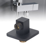Shower Head Holder Concealed Installation Waterproof Adjustable Wall Mount Shower Bracket for Shower Head Accessories Black - Extra Image