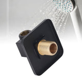Shower Head Holder Concealed Installation Waterproof Adjustable Wall Mount Shower Bracket for Shower Head Accessories Black