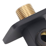 Shower Head Holder Concealed Installation Waterproof Adjustable Wall Mount Shower Bracket for Shower Head Accessories Black