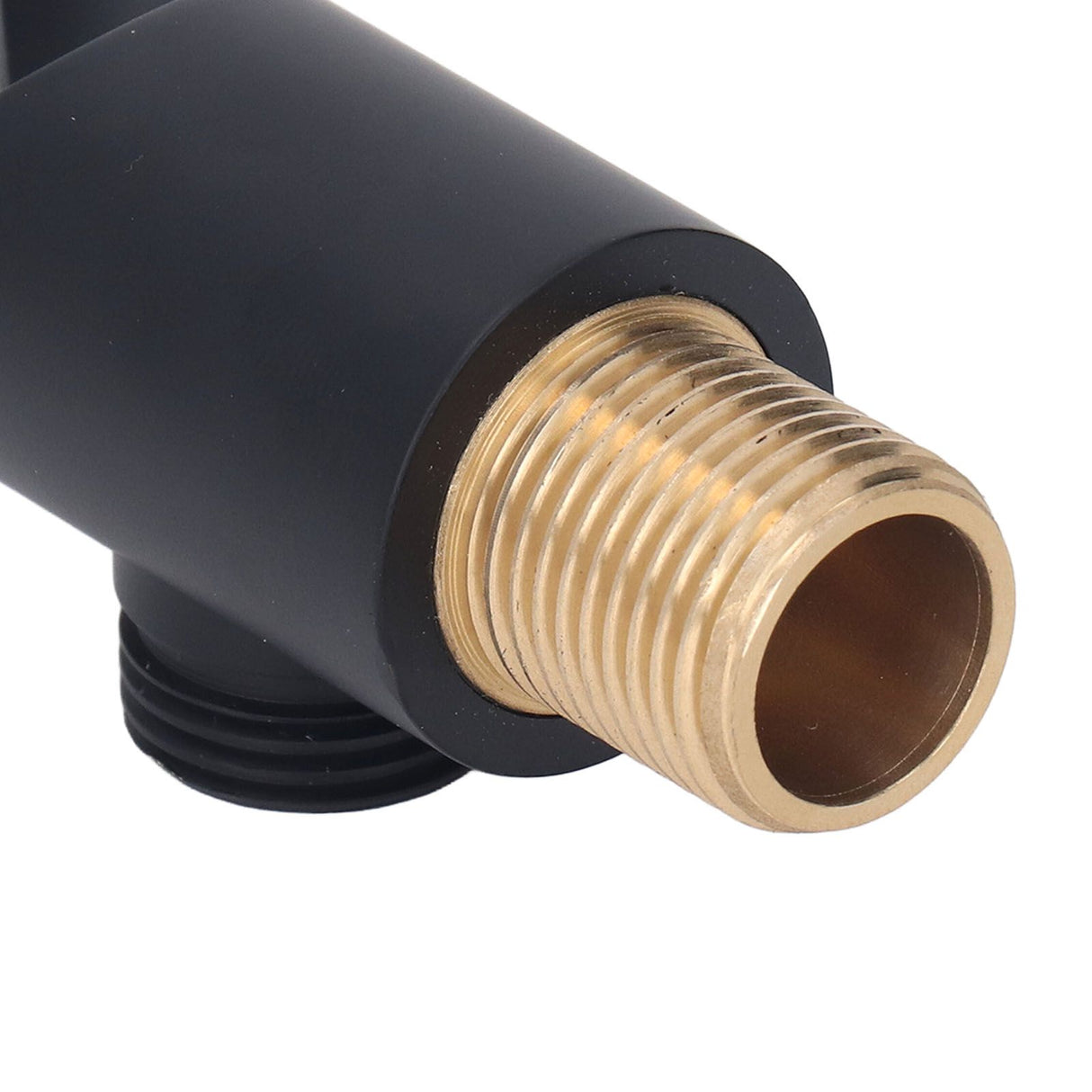 Shower Head Holder Adjustable Copper Handheld Shower Wand Holder for Bathroom Black Round