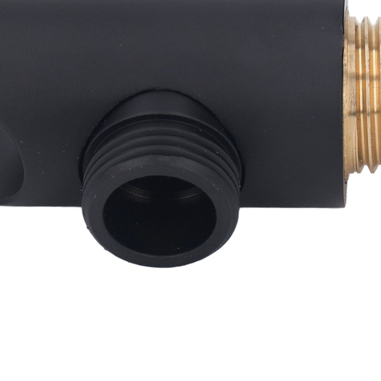 Shower Head Holder Adjustable Copper Handheld Shower Wand Holder for Bathroom Black Round