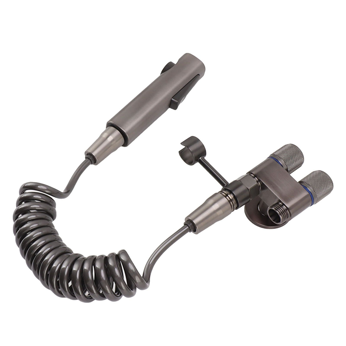 Bidet Sprayer for Toilet Handheld Bidet Attachment Toilet Sprayer Set with Hose for Feminine Wash Hygiene Grey