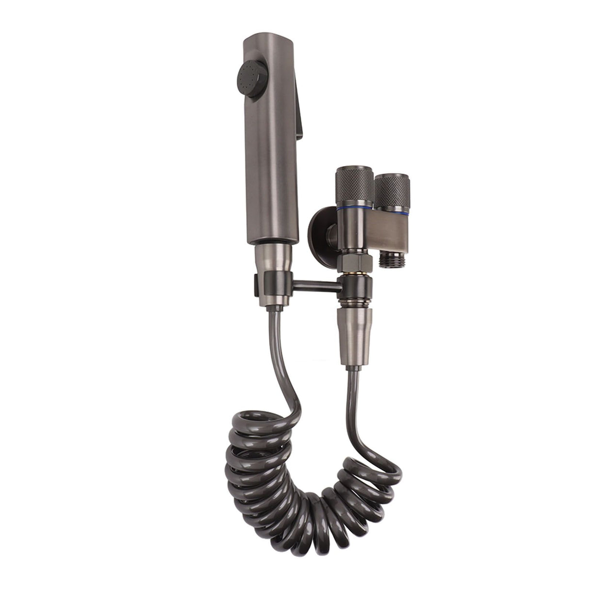 Bidet Sprayer for Toilet Handheld Bidet Attachment Toilet Sprayer Set with Hose for Feminine Wash Hygiene Grey