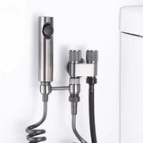 Bidet Sprayer for Toilet Handheld Bidet Attachment Toilet Sprayer Set with Hose for Feminine Wash Hygiene Grey - Extra Image