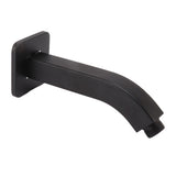 Shower Arm Extension Tube Brass Shower Head Extender Home Decoration NPT for Bathroom Black