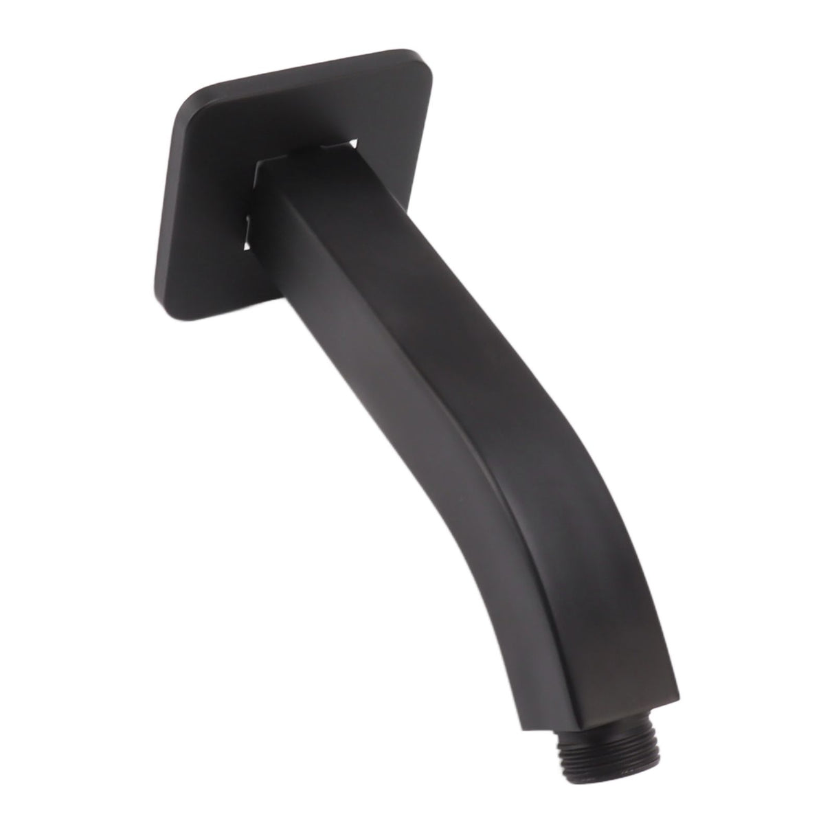 Shower Arm Extension Tube Brass Shower Head Extender Home Decoration NPT for Bathroom Black