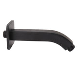 Shower Arm Extension Tube Brass Shower Head Extender Home Decoration NPT for Bathroom Black - Close-Up Angle