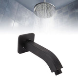 Shower Arm Extension Tube Brass Shower Head Extender Home Decoration NPT for Bathroom Black - Extra Image