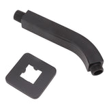 Shower Arm Extension Tube Brass Shower Head Extender Home Decoration NPT for Bathroom Black - Extra Image