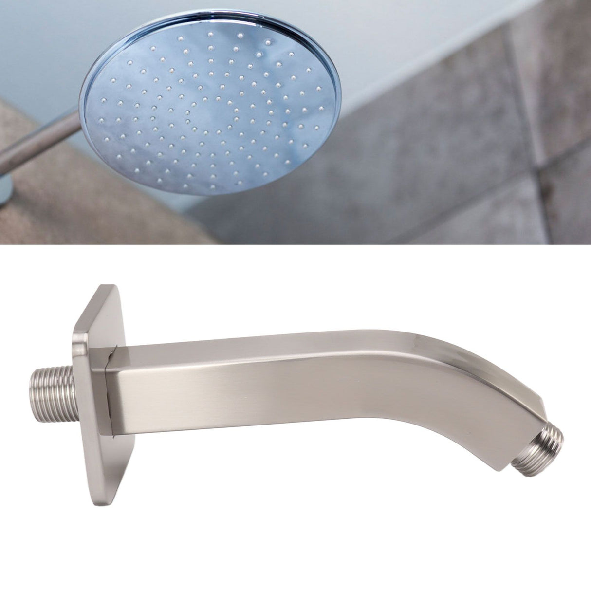 Shower Arm Extension Tube Brass Shower Head Extender Home Decoration NPT for Bathroom Drawing Design
