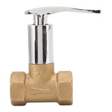 Water Stop Valve 3/4in Concealed Ceramic Brass Electroplated Water Valve for Kitchen Bathroom
