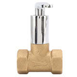 Water Stop Valve 3/4in Concealed Ceramic Brass Electroplated Water Valve for Kitchen Bathroom - Extra Image