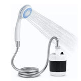 Portable Shower ABS Electric Battery Powered Camping Shower Pump for Outdoor Use - Side View