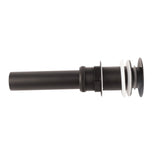 Stainless Steel Bathroom Sink Drain Rustproof Anti Clog Pop Up Drain Stopper Matte Black