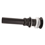 Stainless Steel Bathroom Sink Drain Rustproof Anti Clog Pop Up Drain Stopper Matte Black - Extra Image