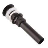 Stainless Steel Bathroom Sink Drain Rustproof Anti Clog Pop Up Drain Stopper Matte Black - Extra Image