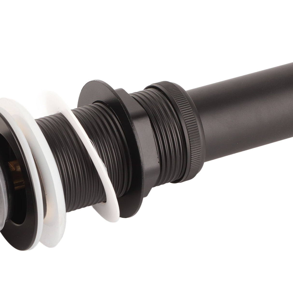 Stainless Steel Bathroom Sink Drain Rustproof Anti Clog Pop Up Drain Stopper Matte Black