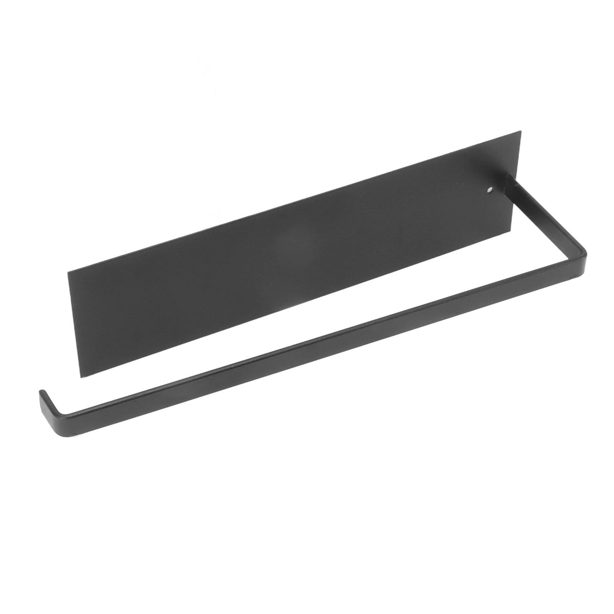 Paper Towel Holder Elegant Simple Heavy Duty Self Adhesive Paper Towel Roll Rack for Kitchen Bathroom Cabinets Black