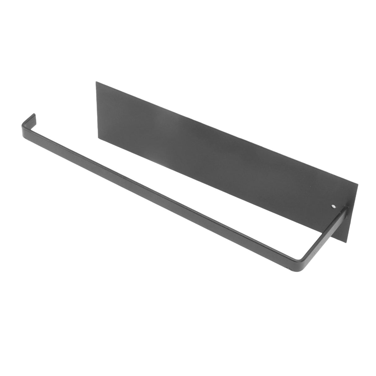 Paper Towel Holder Elegant Simple Heavy Duty Self Adhesive Paper Towel Roll Rack for Kitchen Bathroom Cabinets Black