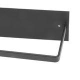Paper Towel Holder Elegant Simple Heavy Duty Self Adhesive Paper Towel Roll Rack for Kitchen Bathroom Cabinets Black