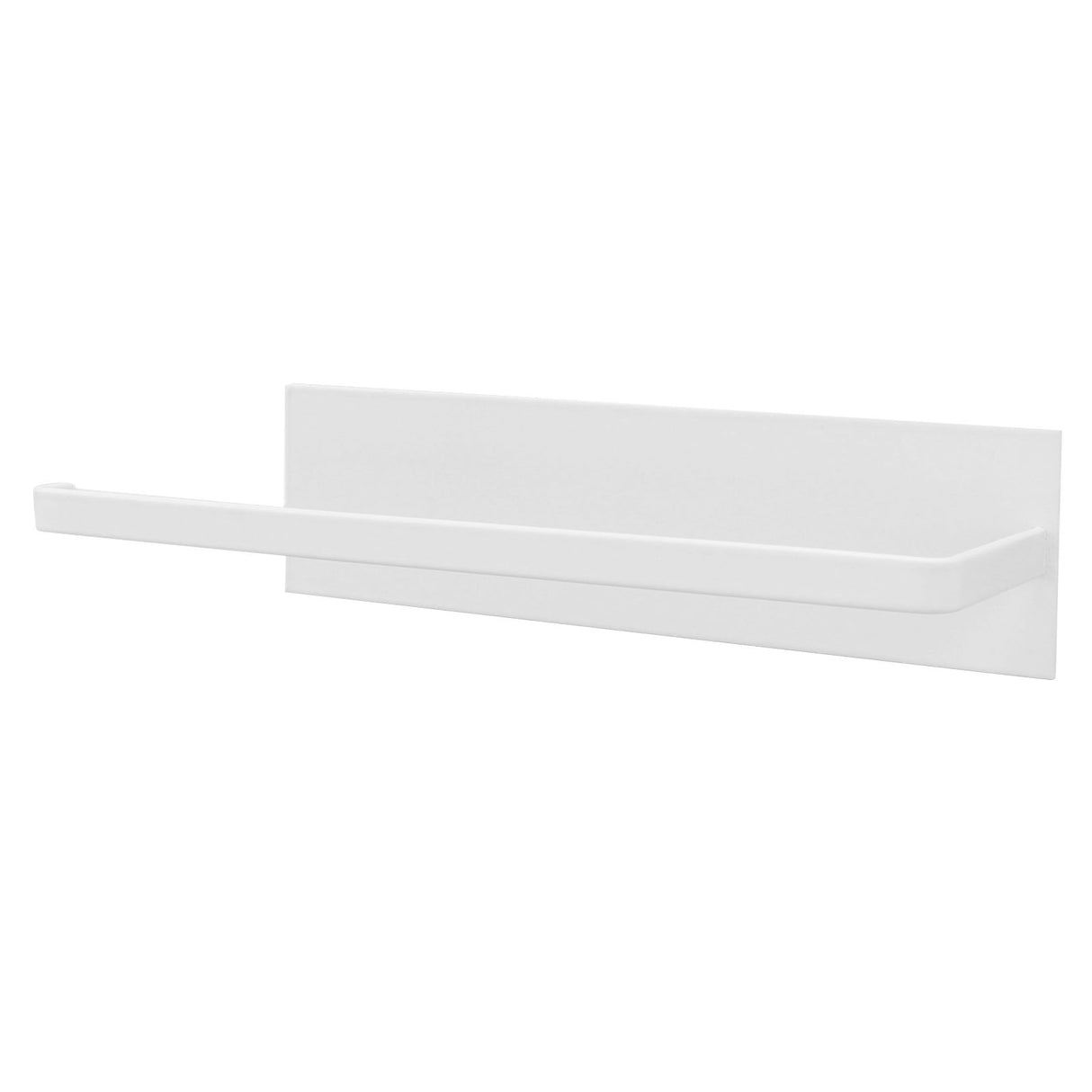 Paper Towel Holder Elegant Simple Heavy Duty Self Adhesive Paper Towel Roll Rack for Kitchen Bathroom Cabinets White