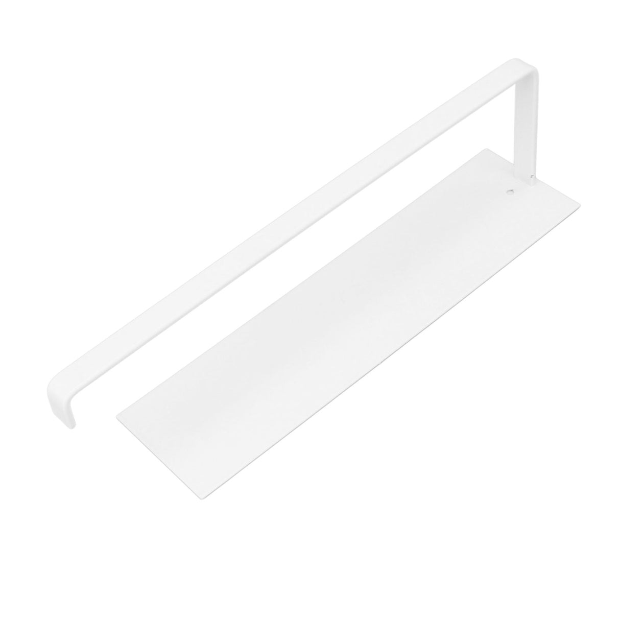 Paper Towel Holder Elegant Simple Heavy Duty Self Adhesive Paper Towel Roll Rack for Kitchen Bathroom Cabinets White
