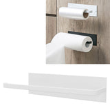 Paper Towel Holder Elegant Simple Heavy Duty Self Adhesive Paper Towel Roll Rack for Kitchen Bathroom Cabinets White - Extra Image