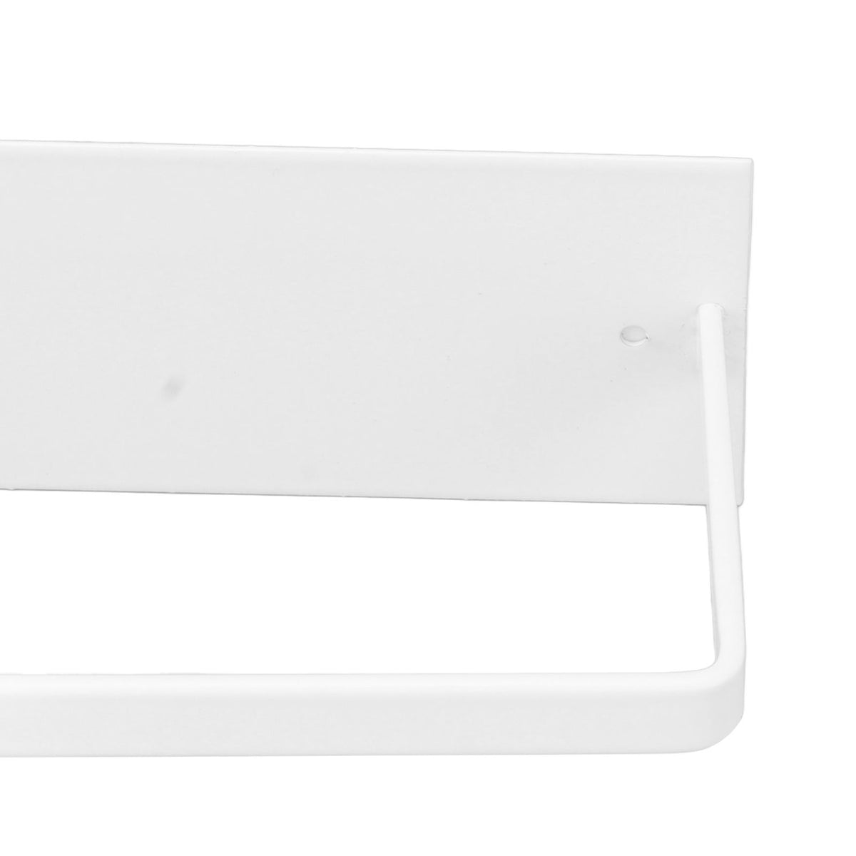 Paper Towel Holder Elegant Simple Heavy Duty Self Adhesive Paper Towel Roll Rack for Kitchen Bathroom Cabinets White