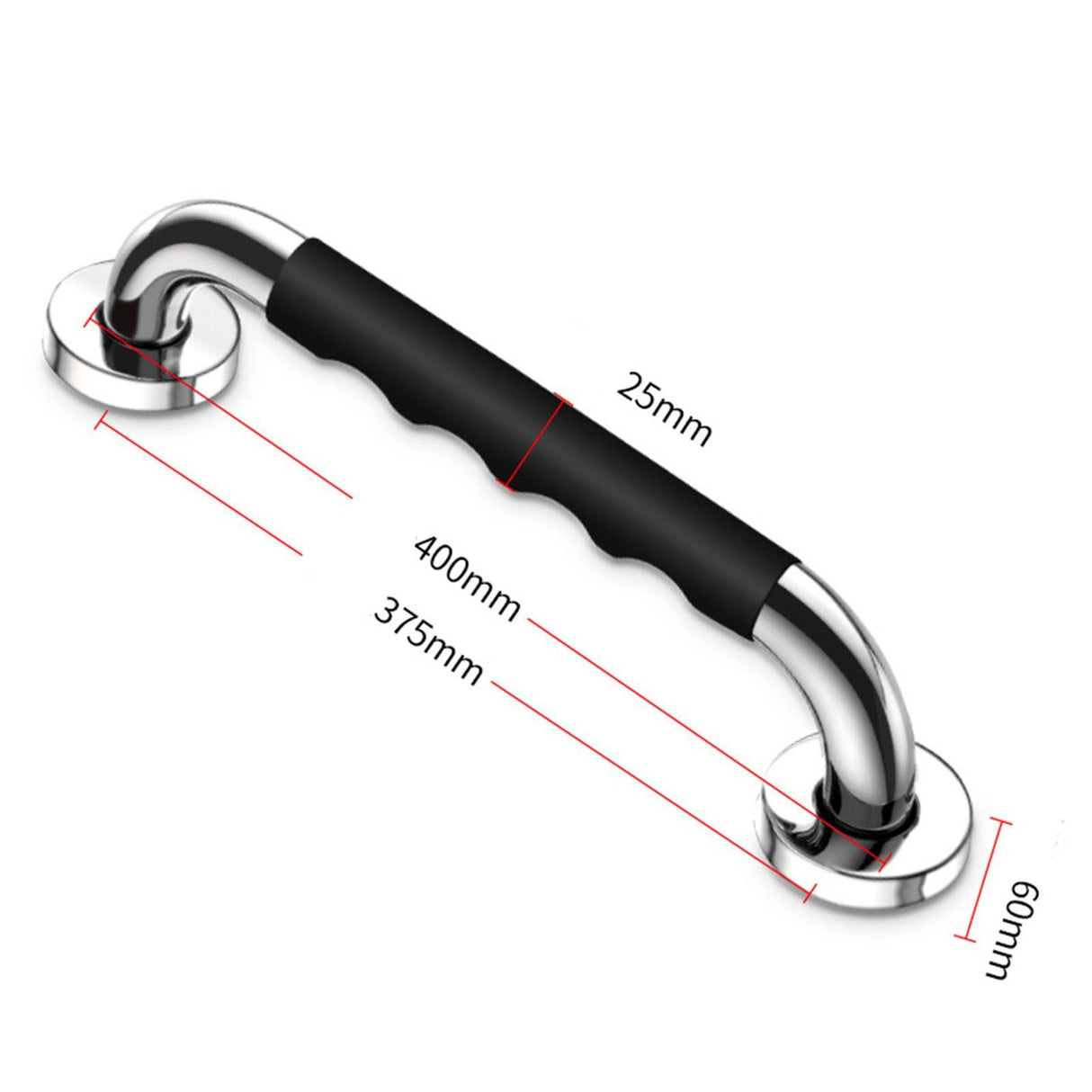 Safety Grab Bars Thickening 304 Stainless Steel Waterproof Slip Resistant Shower Handle for Bathroom
