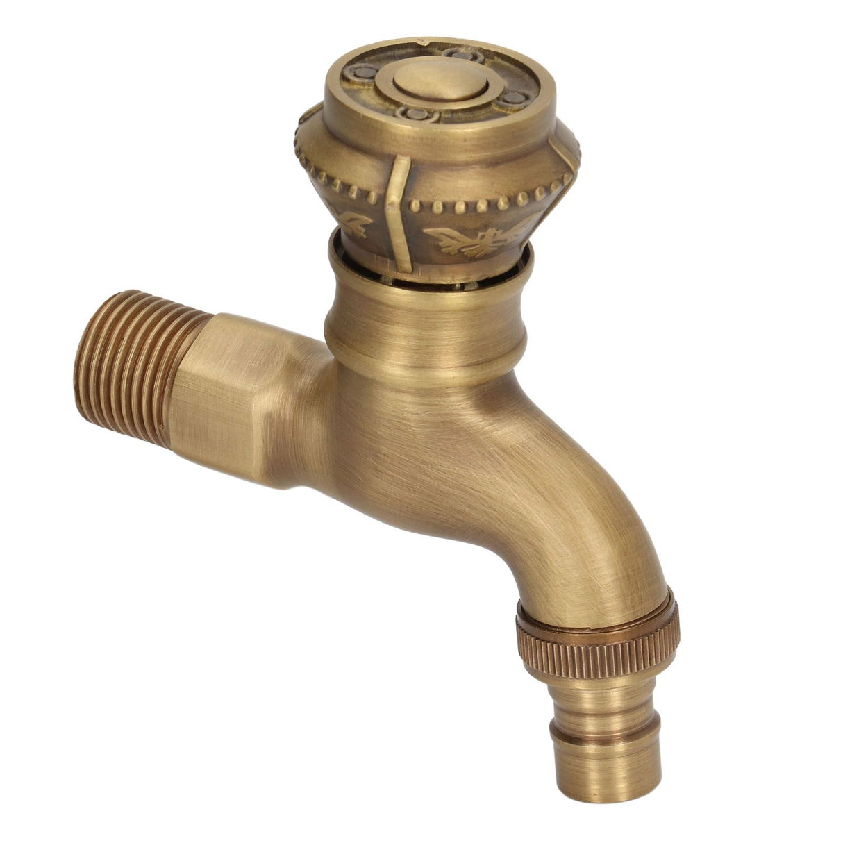 Antique Brass Faucet Bathroom Sink Faucet Cold Hot Water Tap Home Decoration for Basin