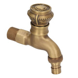 Antique Brass Faucet Bathroom Sink Faucet Cold Hot Water Tap Home Decoration for Basin