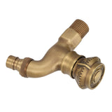 Antique Brass Faucet Bathroom Sink Faucet Cold Hot Water Tap Home Decoration for Basin