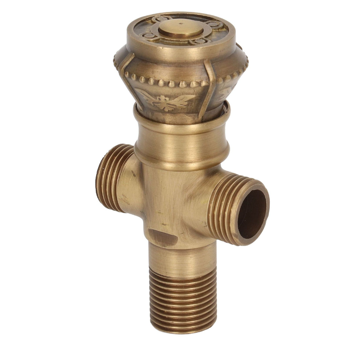Angle Valve European Antique Style Cold Hot Water Faucet Turn Angle Water Stop Valve for Kitchen Bathroom