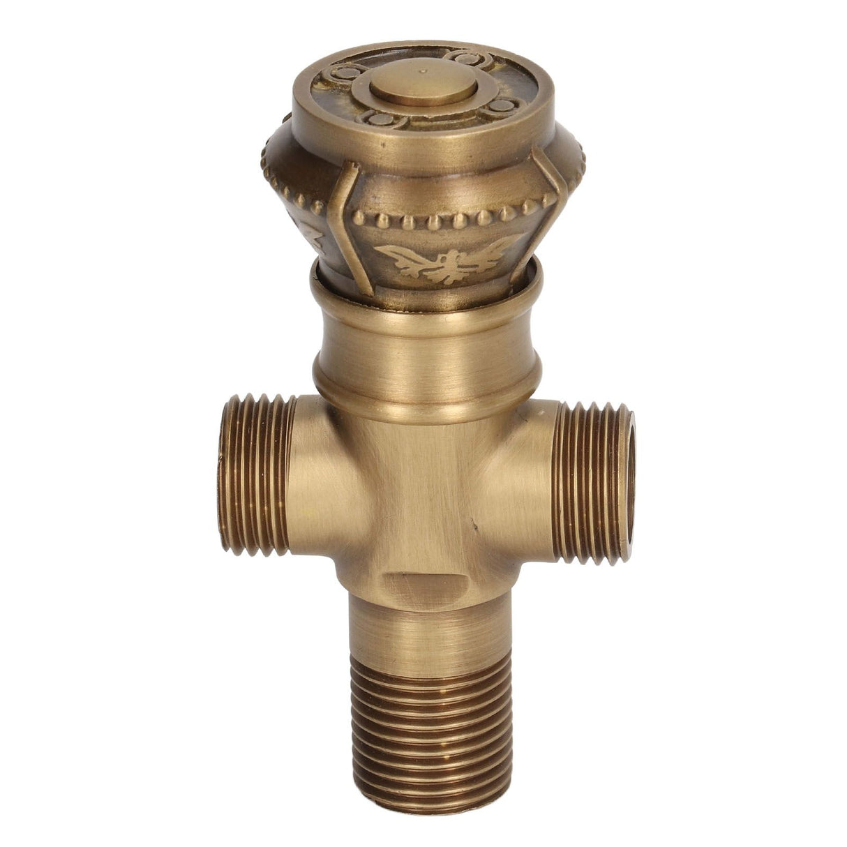 Angle Valve European Antique Style Cold Hot Water Faucet Turn Angle Water Stop Valve for Kitchen Bathroom