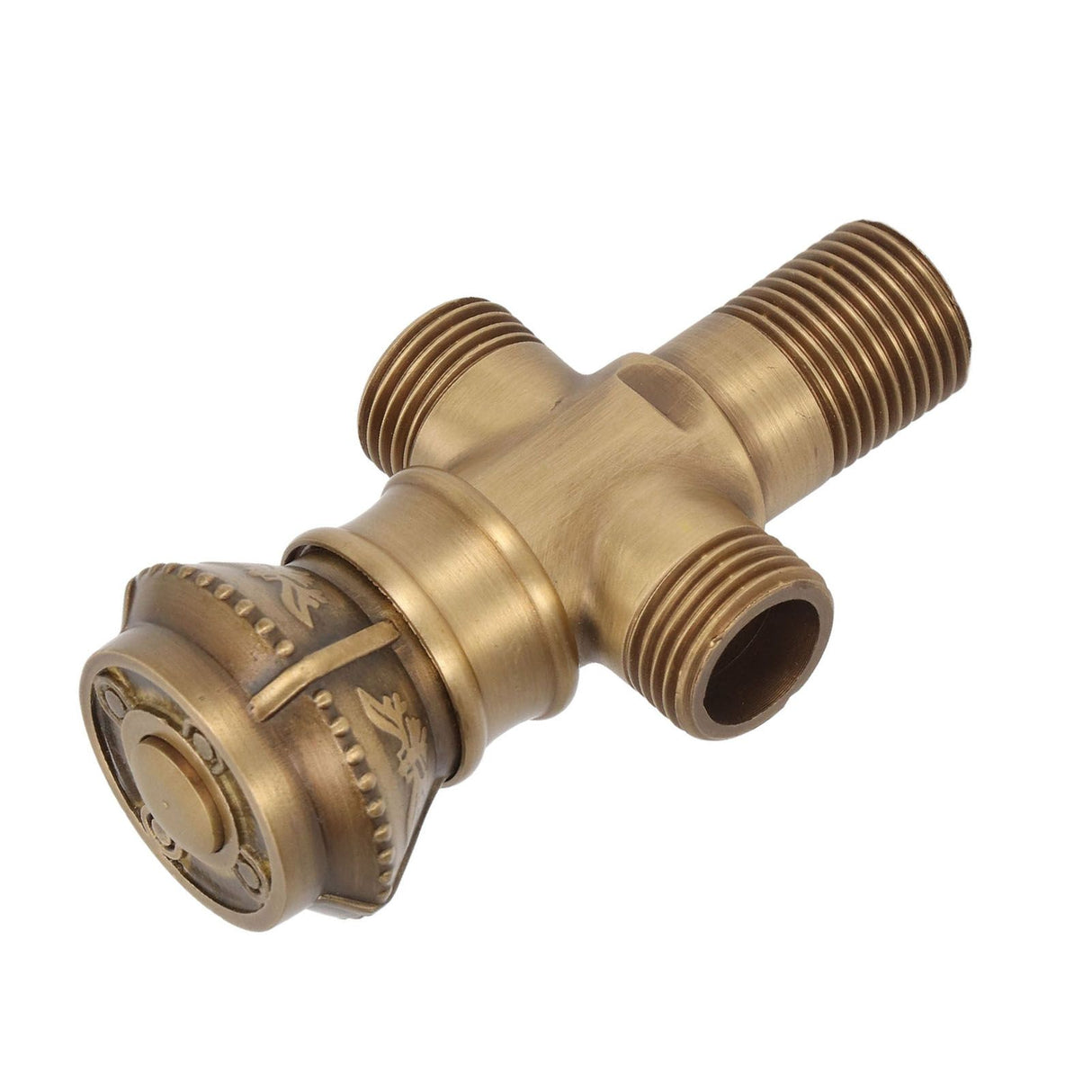 Angle Valve European Antique Style Cold Hot Water Faucet Turn Angle Water Stop Valve for Kitchen Bathroom