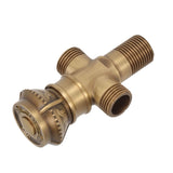 Angle Valve European Antique Style Cold Hot Water Faucet Turn Angle Water Stop Valve for Kitchen Bathroom