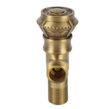 Angle Valve Vintage European Style Brass Cold Hot Water Stop Valve for Water Sink Bathroom Toilet Kitchen
