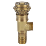 Angle Valve Vintage European Style Brass Cold Hot Water Stop Valve for Water Sink Bathroom Toilet Kitchen - Rear View
